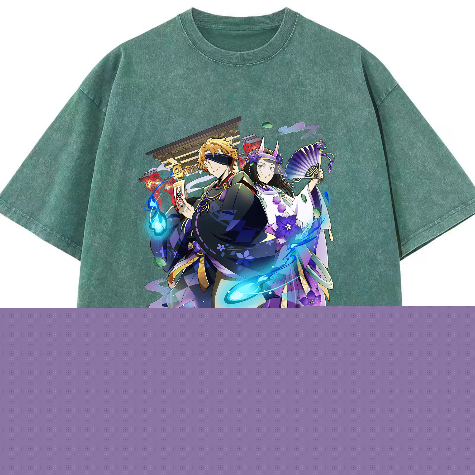 （画像用） 文豪ストレイドッグス Bungo Stray Dogs 綿100% ヴィンテージ風 半袖Tシャツ（フロントプリント）